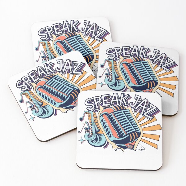 Item preview, Speak Jazz - Classic Microphone Art Deco Design designed and sold by NiftyWrx.