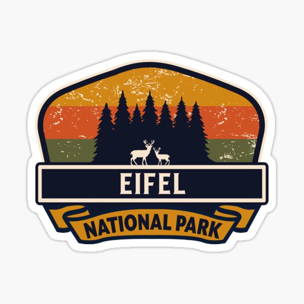 Eifel National Park-Vintage Sticker