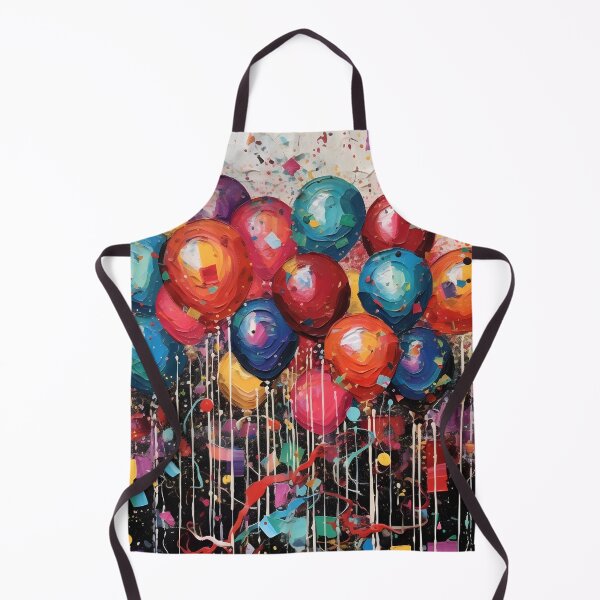 Item preview, new years eve abstract pop art balloon arrangement designed and sold by dcrc.