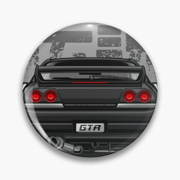 Aperçu de l'œuvre Monster Skyline GTR R33 (Obsidienne noire) créée et vendue par JioojiProject.