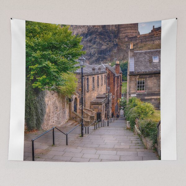 Artikelvorschau, Edinburgh Castle The Vennel Schottland entworfen und verkauft von GG WALL ART.