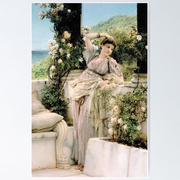 Item preview, Thou Rose of All the Roses, by Laurence Alma Tadema. HIGH DEFINITION designed and sold by MINDTHECHERRY.
