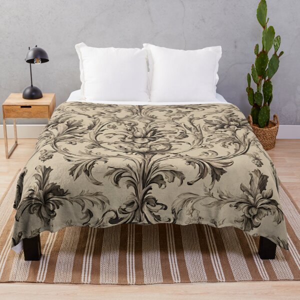 Item preview, Beige Victorian Wallpaper designed and sold by ArDecoS.