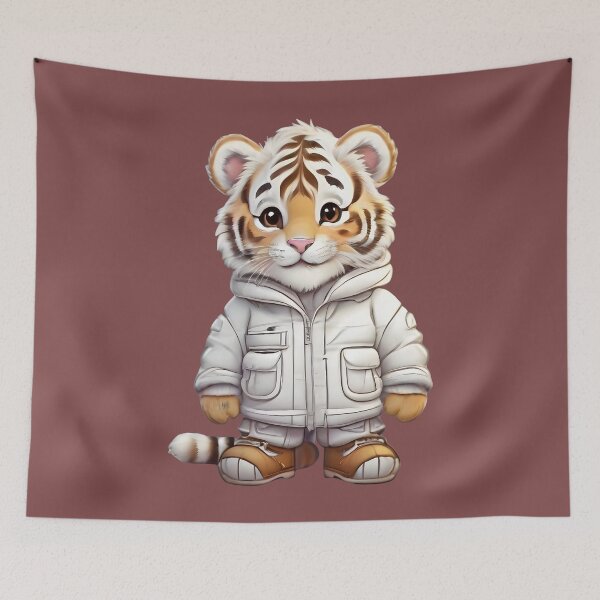 Item preview, Fluffy Feline Bliss: Adorable Tiger Cub Collections designed and sold by nadeem4design.
