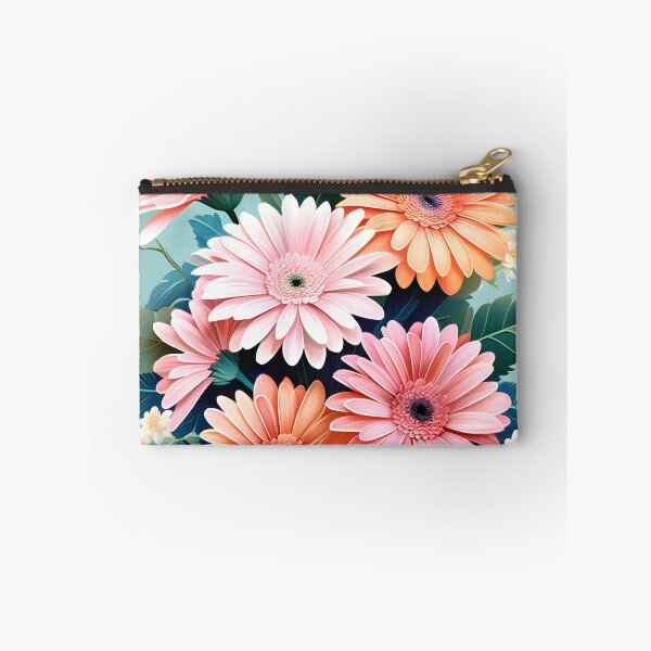 Item preview, Painting of Orange and Pink Gerbera Flowers designed and sold by Petalandfur.