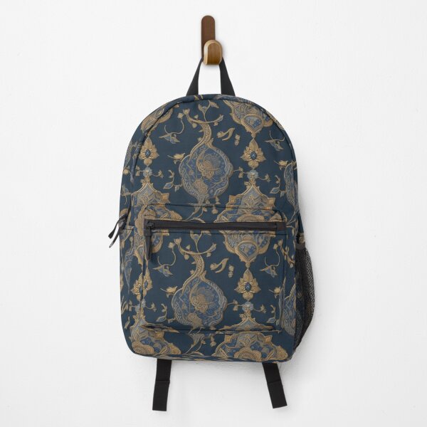 Item preview, Elegant Thai kanok gold and deep blue pattern designed and sold by Alla1111.