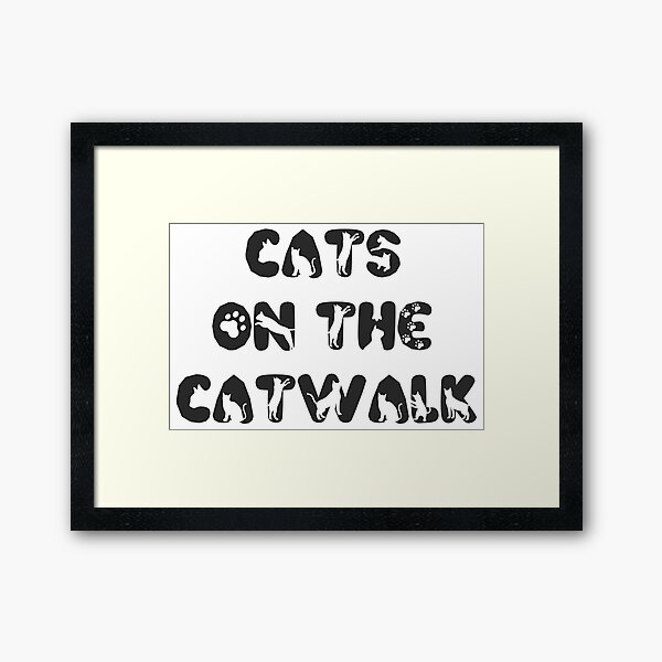 Item preview, Cats on the catwalk designed and sold by Keirnyx.
