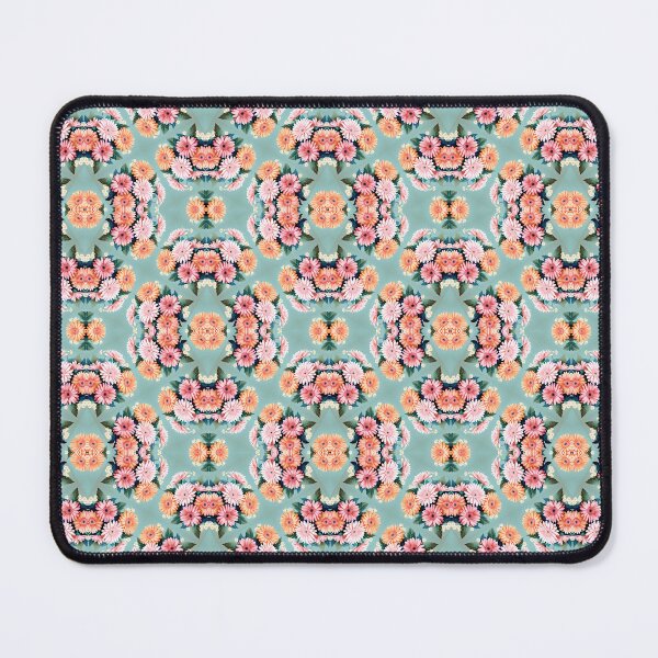Item preview, Painting of Orange and Pink Gerbera Flowers Seamless Pattern designed and sold by Petalandfur.