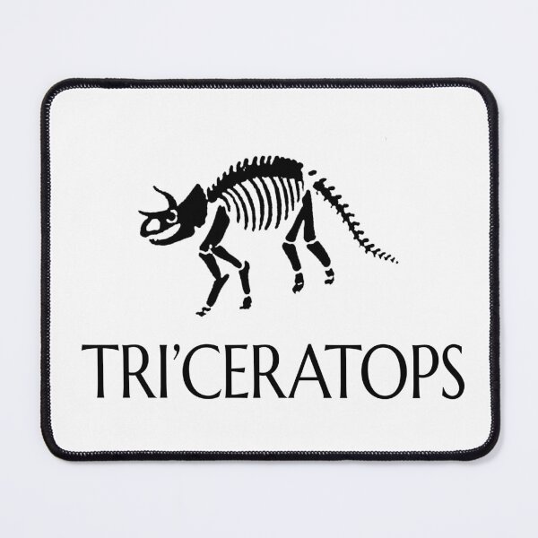 Item preview, Triceratops - Late Cretaceous Fossil (Archaeology, Paleontology) designed and sold by CottonGarb.