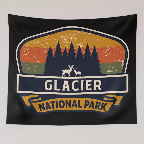 Item preview, Glacier National Park-Vintage designed and sold by Nature-spirit.