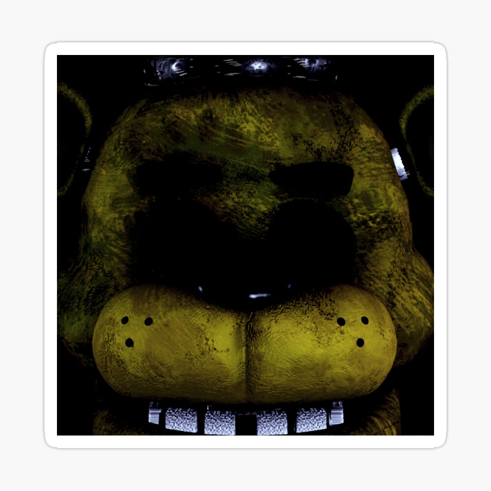 FNAF 1 Golden Freddy Secret Poster