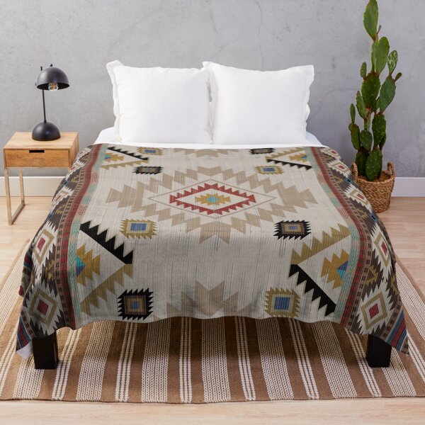 Item preview, Navajo tribal vector seamless pattern. Native American ornament. Ethnic South Western decor style. Boho geometric ornament. Vector seamless pattern. Mexican blanket, rug. Woven carpet illustration designed and sold by SittipongDesign.