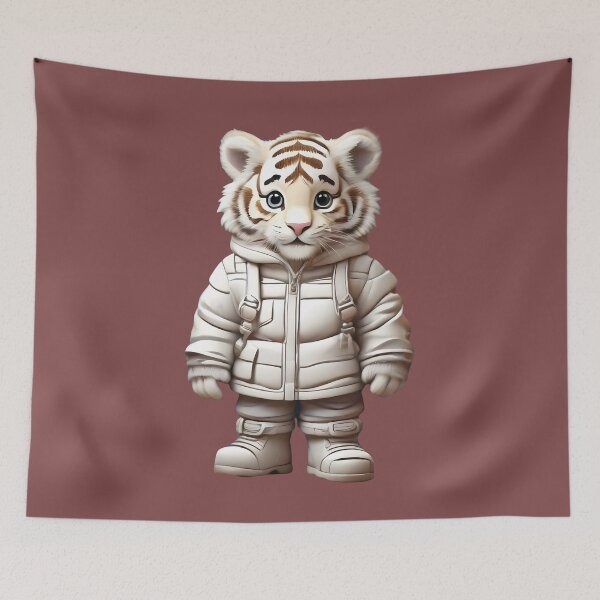 Item preview, Fluffy Feline Bliss: Adorable Tiger Cub Collections designed and sold by nadeem4design.