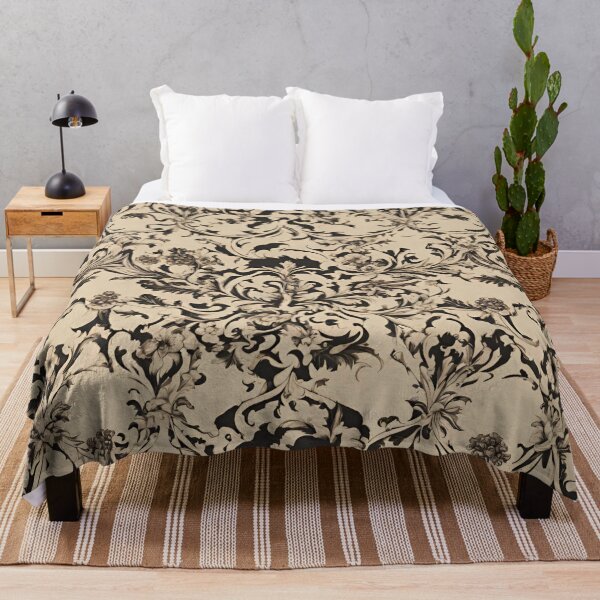 Item preview, Beige Vintage Floral Pattern designed and sold by ArDecoS.