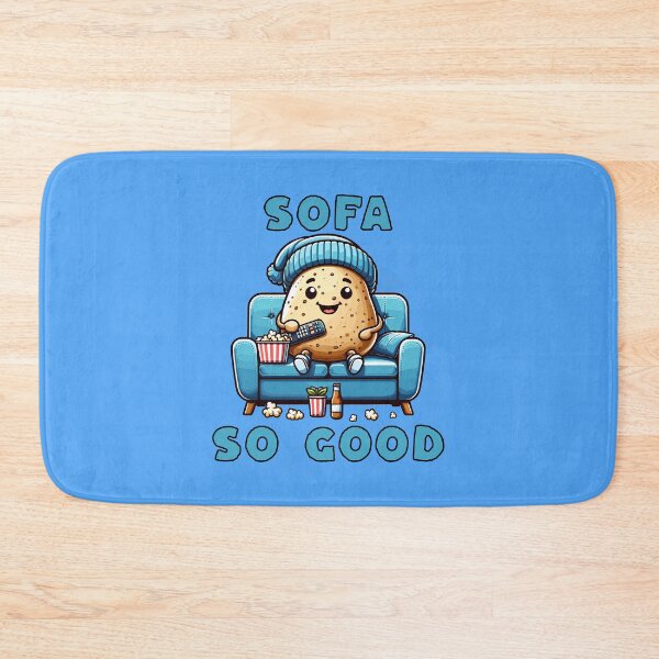Item preview, Sofa So Good Couch Wordplay Pun designed and sold by TwistedRabbit12.