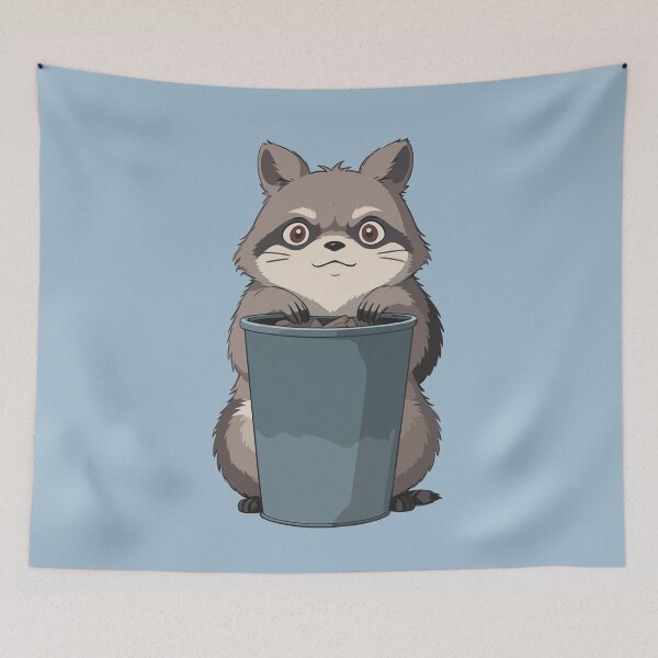 Item preview, i'm the trash man (raccoon) designed and sold by Lunaire Designs.