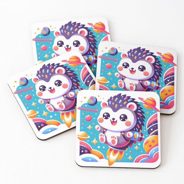 Item preview, Kawaii Sprinkles the Hedgehog in Space  designed and sold by TinySteps.
