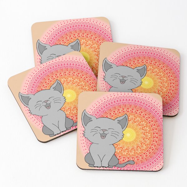 Item preview, cat mandala designed and sold by mamta-art.