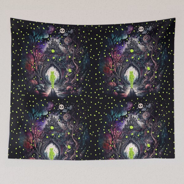 Item preview, Dark castle in the night designed and sold by ORIGENcreate.