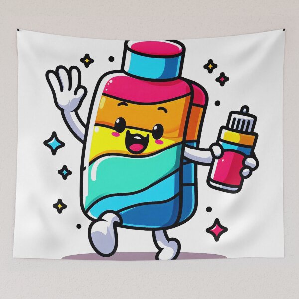 Item preview, Cute Bottle Saying "HI" designed and sold by digitalgull.