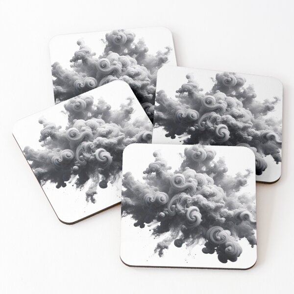 Item preview, "Enchanting Smoke Art: Mesmerizing Shapes and Patterns on a Clean Canvas" designed and sold by Huycao211.