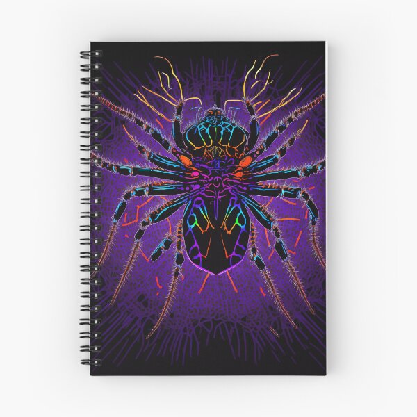 Item preview, “Enigmatic Arachnids: Ultraviolet trippy scan” designed and sold by Art-Vortex-fr.