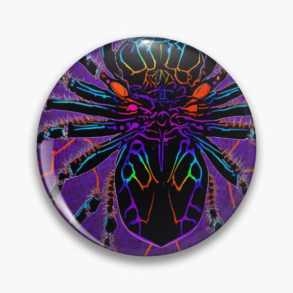 Item preview, “Enigmatic Arachnids: Ultraviolet trippy scan” designed and sold by Art-Vortex-fr.