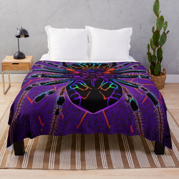 Item preview, “Enigmatic Arachnids: Ultraviolet trippy scan” designed and sold by Art-Vortex-fr.
