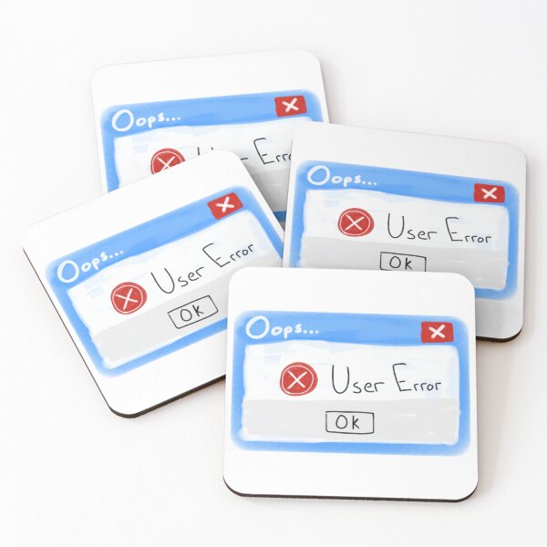 Item preview, Oops User Error Funny designed and sold by doodledont.