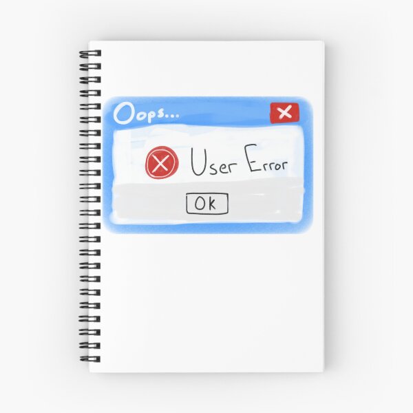 Item preview, Oops User Error Funny designed and sold by doodledont.