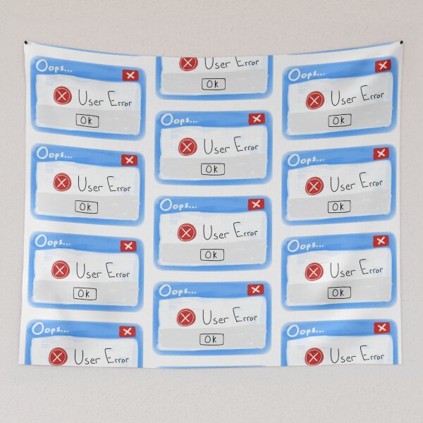 Item preview, Oops User Error Funny designed and sold by doodledont.