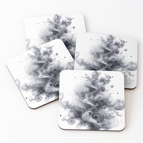 Item preview, "Enchanting Smoke Art: Mesmerizing Shapes and Patterns on a Clean Canvas" designed and sold by Huycao211.