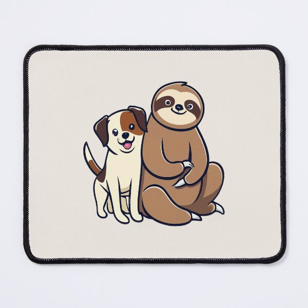 Item preview, Cute Sloth and Pug Friendship for Pets Lover designed and sold by Laugh-Lines.