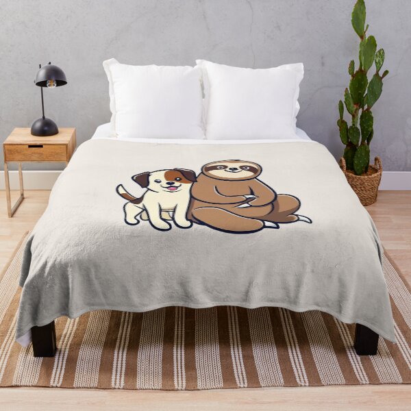 Item preview, Cute Sloth and Pug Friendship for Pets Lover designed and sold by Laugh-Lines.