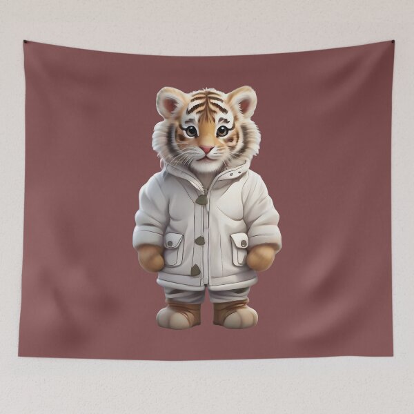 Item preview, Fluffy Feline Bliss: Adorable Tiger Cub Collections designed and sold by nadeem4design.