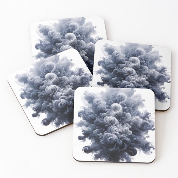 Item preview, "Enchanting Smoke Art: Mesmerizing Shapes and Patterns on a Clean Canvas" designed and sold by Huycao211.
