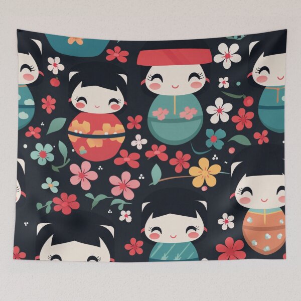 Item preview, Kokeshi Dolls designed and sold by AffirmDSG.