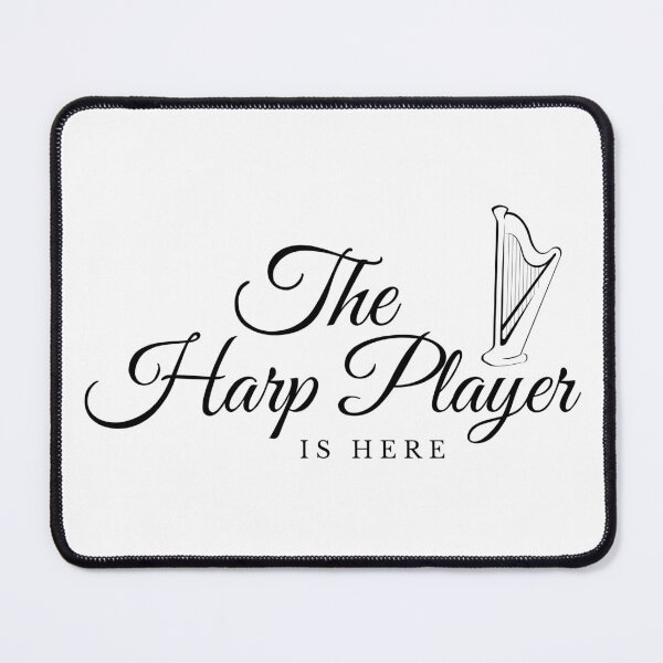 Item preview, Relax The harp Player Is Here designed and sold by TrendMosaic.