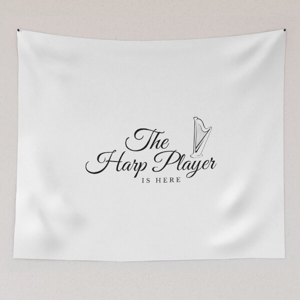 Item preview, Relax The harp Player Is Here designed and sold by TrendMosaic.