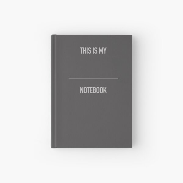 This is my Language Notebook Hardcover Journal