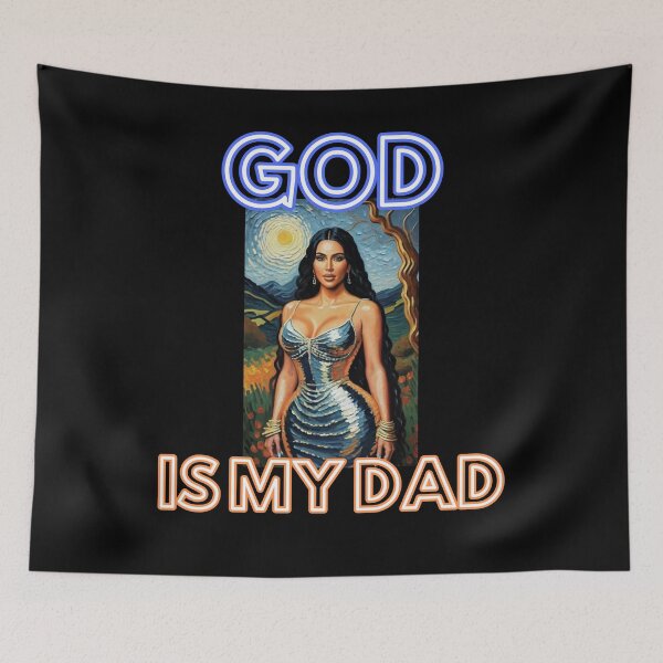 Item preview, God is my dad wonderful women in van Gogh style happy christian gifts for easter designed and sold by thankful-loco.