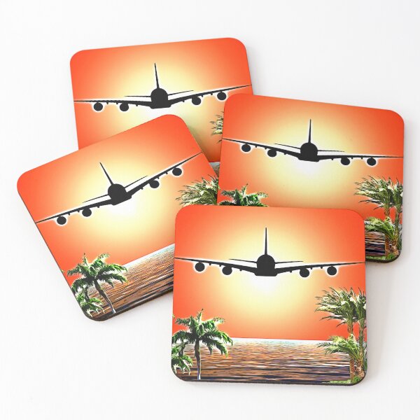 Item preview, Airplane Landing at Sunset designed and sold by Daniel Janda.