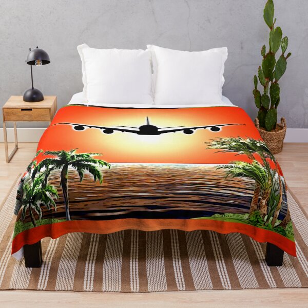 Item preview, Airplane Landing at Sunset designed and sold by Daniel Janda.