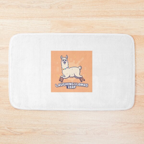 Item preview, Laughing Llamas Leap Alliteration Art Print - Lively Llama designed and sold by ArboretumFinds.