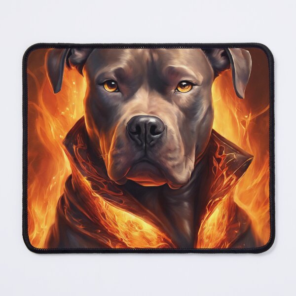 Item preview, Red Nose Pitbull Inferno designed and sold by FitchByEvelyn.