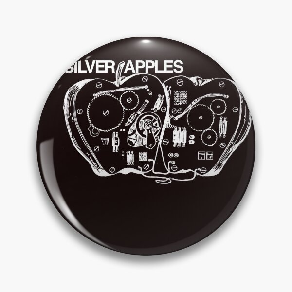 Item preview, Manzanas plateadas - Máquina - Blanco sobre oscuro designed and sold by blacktocomm.