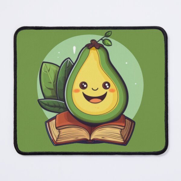Item preview, Mamacado Cute Little Avocado Smiling on Open Book designed and sold by cristina1001.