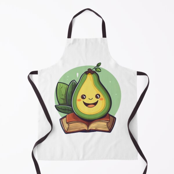Item preview, Mamacado Cute Little Avocado Smiling on Open Book designed and sold by cristina1001.