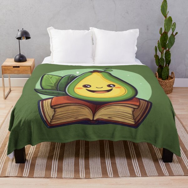 Item preview, Mamacado Cute Little Avocado Smiling on Open Book designed and sold by cristina1001.