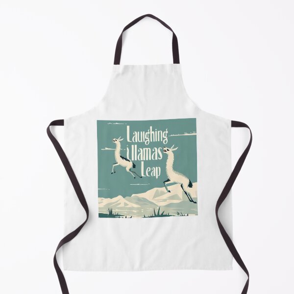 Item preview, Laughing Llamas Leap Alliteration Art Print - Lively Llama designed and sold by ArboretumFinds.